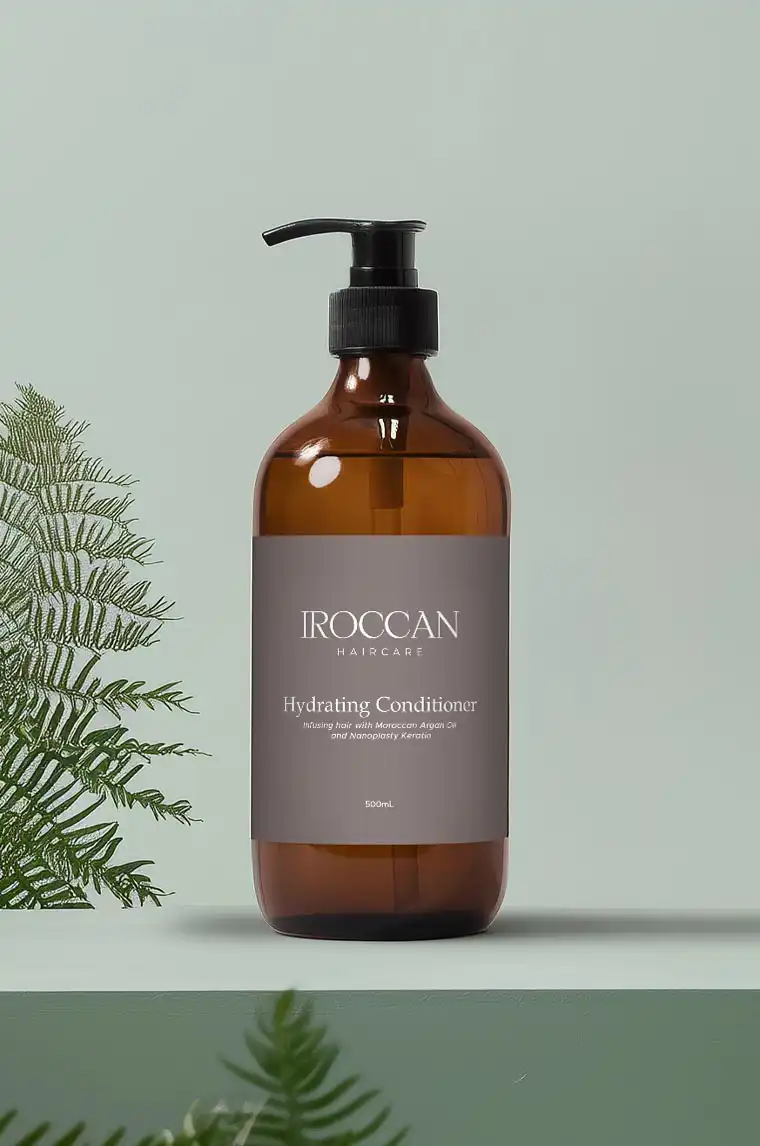 IROCCAN Hydrating Conditioner bottle - sulfate-free with Nanoplasty Keratin